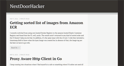 Desktop Screenshot of nextdoorhacker.com